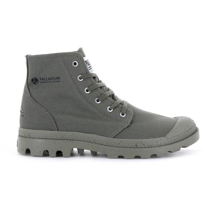 Bottes Palladium Pampa Hi Organic II Homme Grise | FR CNT296J